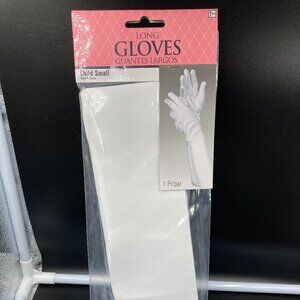 Amscan 840203 Child Long White Gloves 1 Pair 14.2 X 4.7